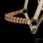 Preview: Umflochtenes Halfter mit Fransenstirnriemen (TH76)